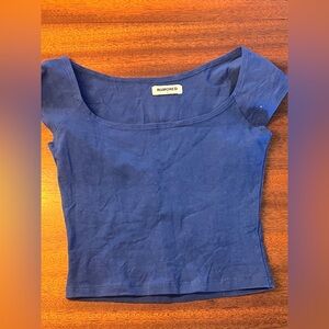 Rumored Royal Blue Scoop NeckTop
